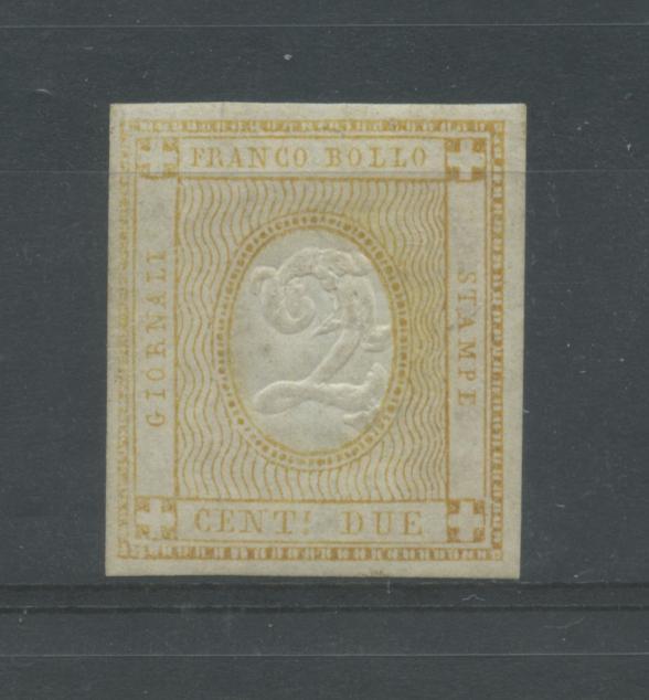 Scansione lotto: REGNO 1862 2C. GIALLO *