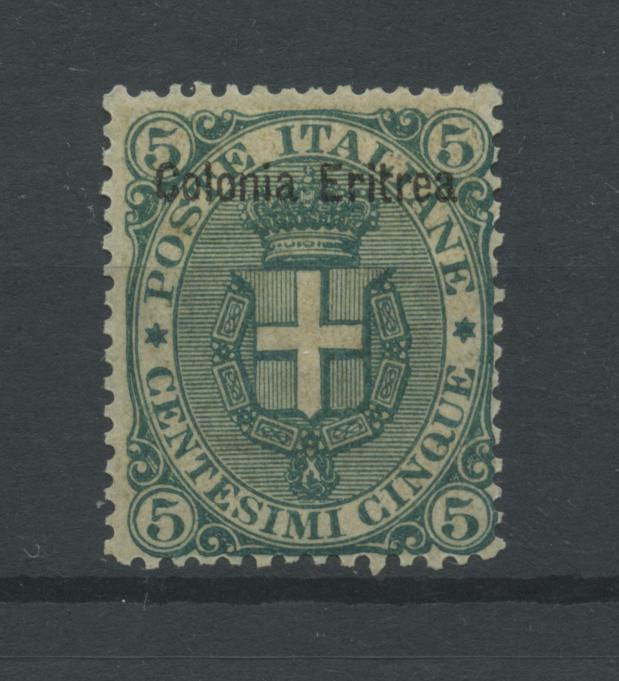 Scansione lotto: COLONIE ERITREA 1893 C.5 * CENTRATO