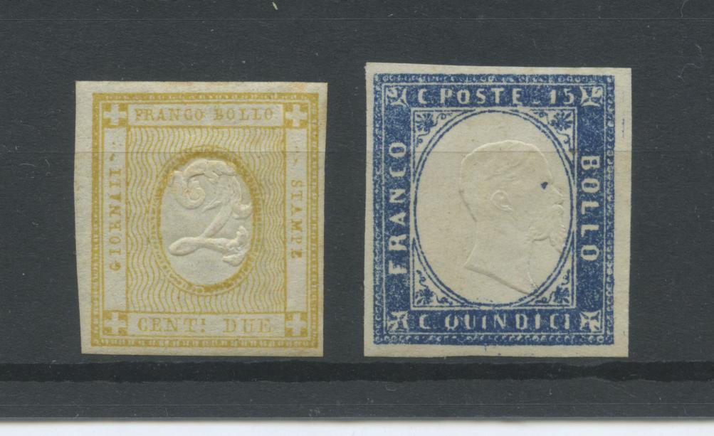 Scansione lotto: REGNO 1862/3 2C. E 15C. *