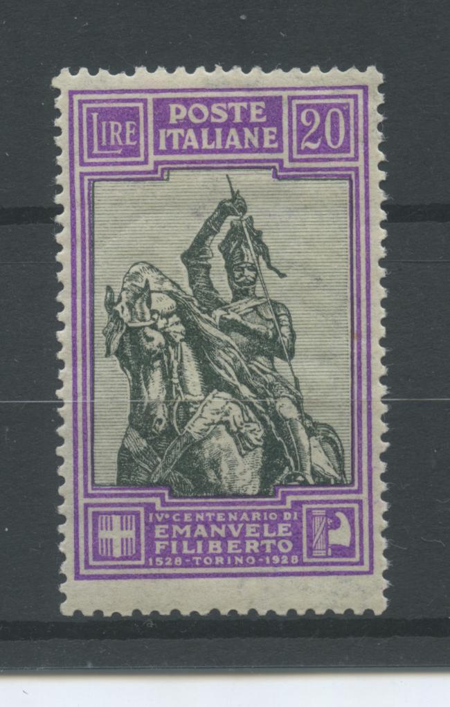 Scansione lotto: REGNO 1928 FILIBERTO L.20 **