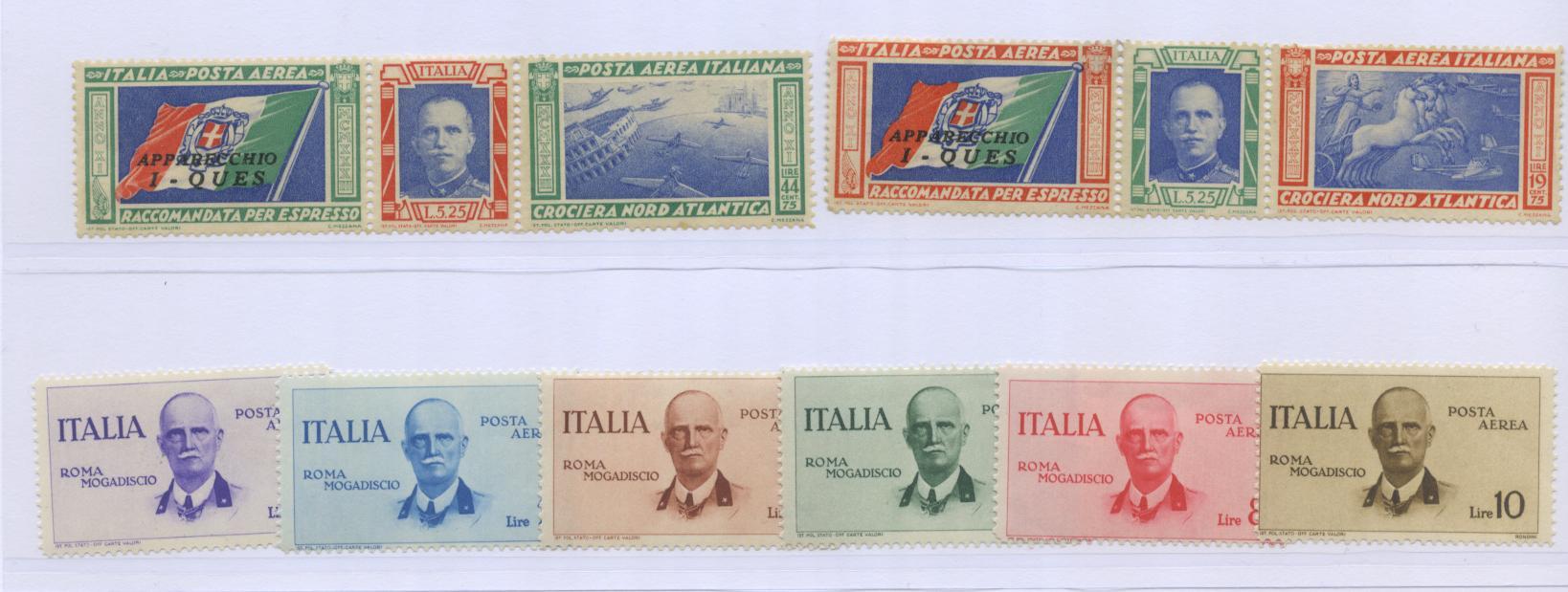 Scansione lotto: REGNO 1910/42 COLLEZIONE CPL.(-3 SERIE) **  CERT.