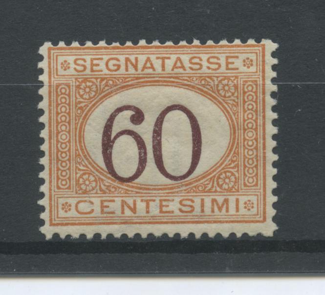 Scansione lotto: REGNO 1924 TASSE 60C. ** CENTRATO