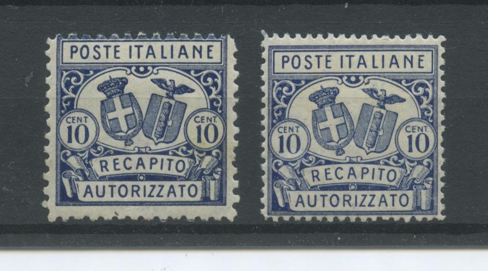 Scansione lotto: REGNO 1928 RECAPITO N.1/2 *