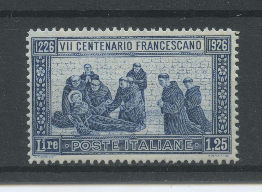 Scansione lotto: REGNO 1926 S. FRANCESCO RARO 4 ** LUSSO CERT.