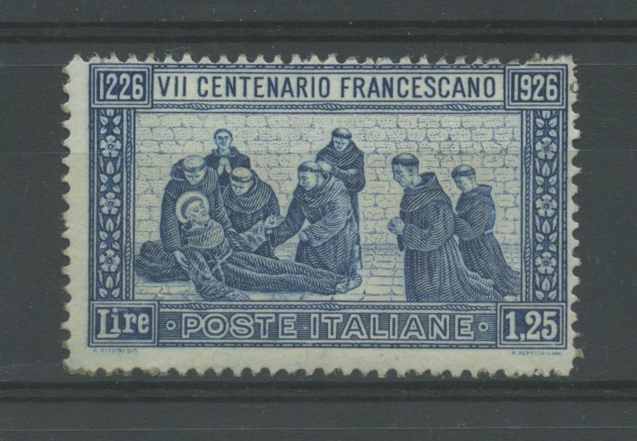 Scansione lotto: REGNO 1926 S. FRANCESCO RARO **  CERT.