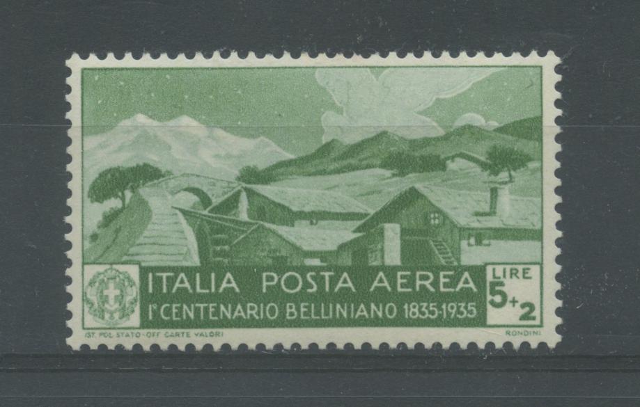 Scansione lotto: REGNO 1935 BELLINI L.5+2 **