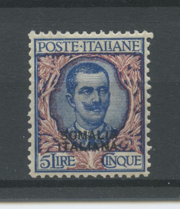 Scansione lotto: COLONIE SOMALIA 1926/30 SOVR. L.5 ** LUSSO