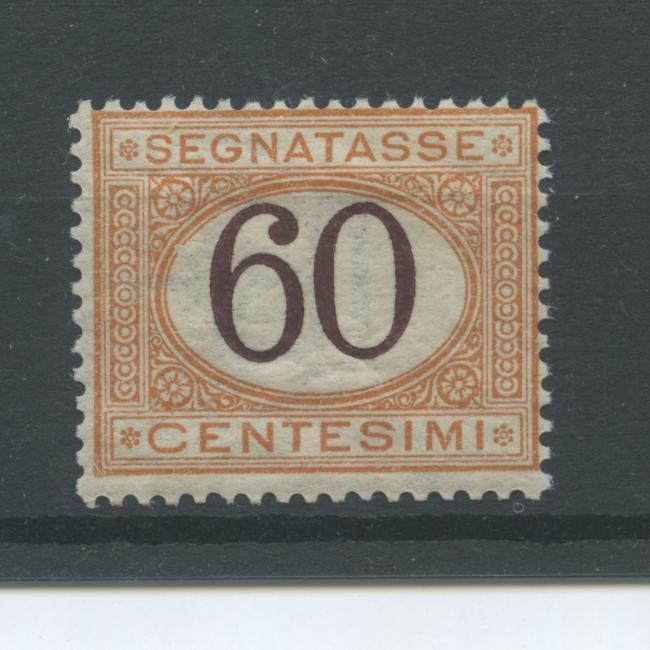 Scansione lotto: REGNO 1924 TASSE 60C. 4 ** CENTRATO