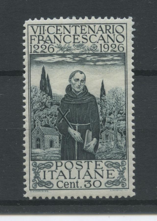 Scansione lotto: REGNO 1926 S. FRANCESCO C.30 dent.13,1/2 2 **