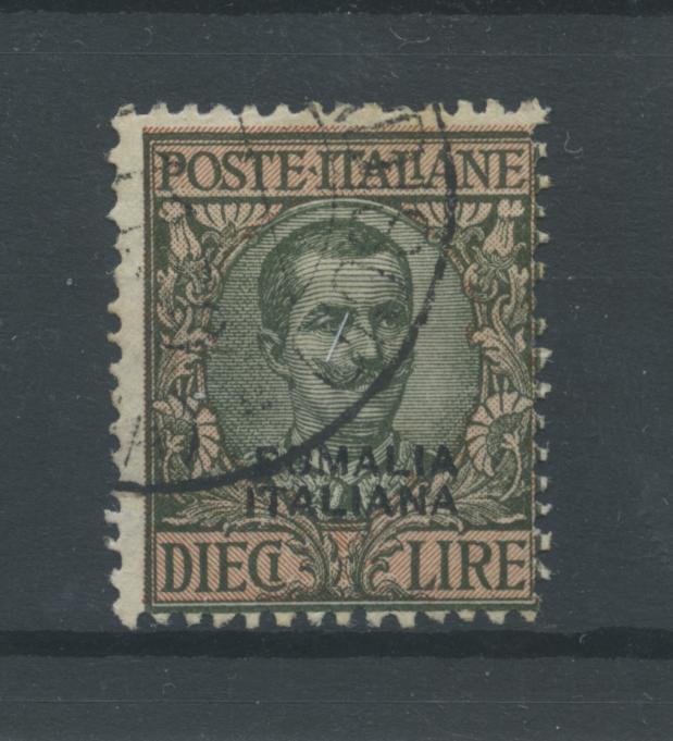 Scansione lotto: COLONIE SOMALIA 1926/30 SOVR. 10L. US.