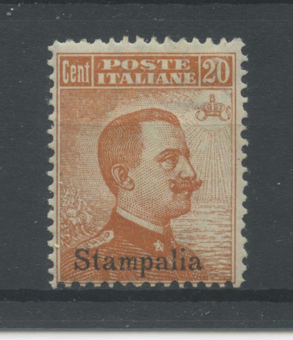 Scansione lotto: COLONIE EGEO 1922 20C. STAMPALIA **