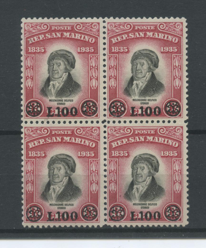 Scansione lotto: SAN MARINO 1948 DELFICO SOVR. X4 2 ** LUSSO