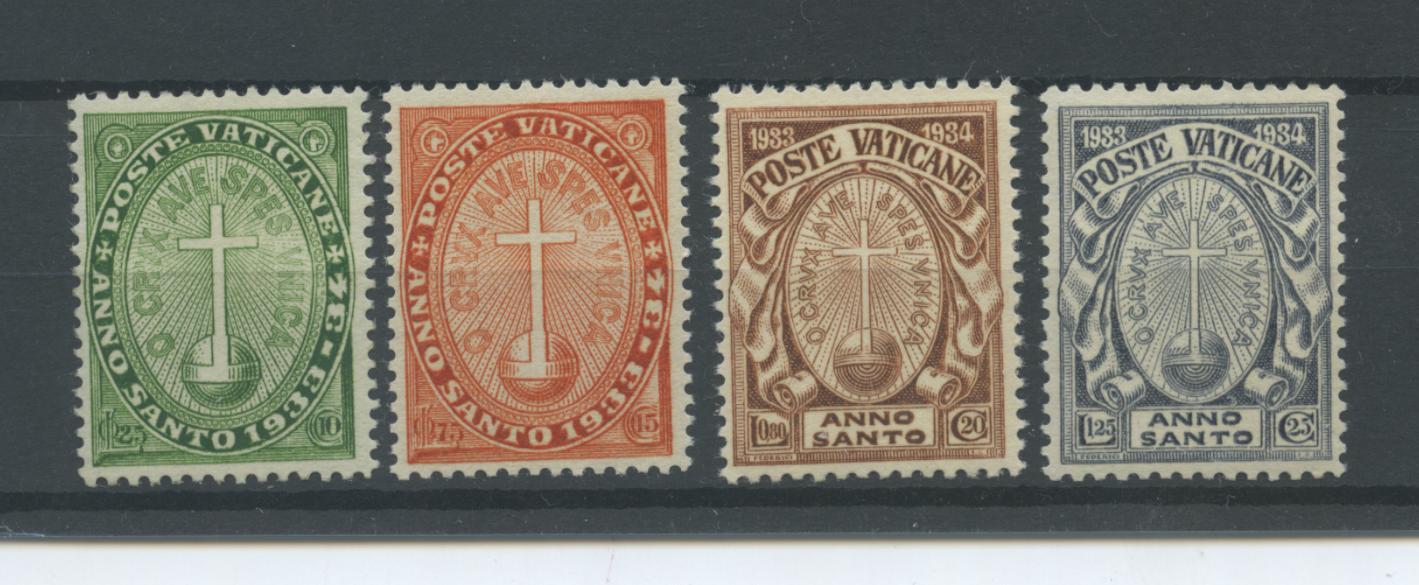 Scansione lotto: VATICANO 1933 ANNO SANTO 4V. 2 ** LUSSO