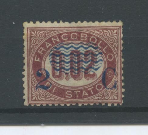 Scansione lotto: REGNO 1878 2C. SU 0,02 **