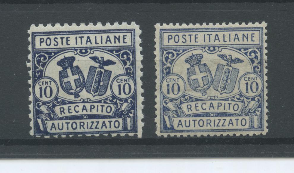 Scansione lotto: REGNO 1928 RECAPITO N.1/2 2 ** CENTRATO