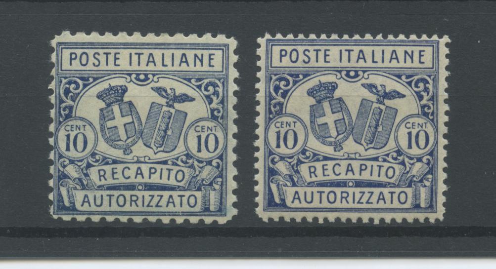 Scansione lotto: REGNO 1928 RECAPITO N.1/2 ** CENTRATO