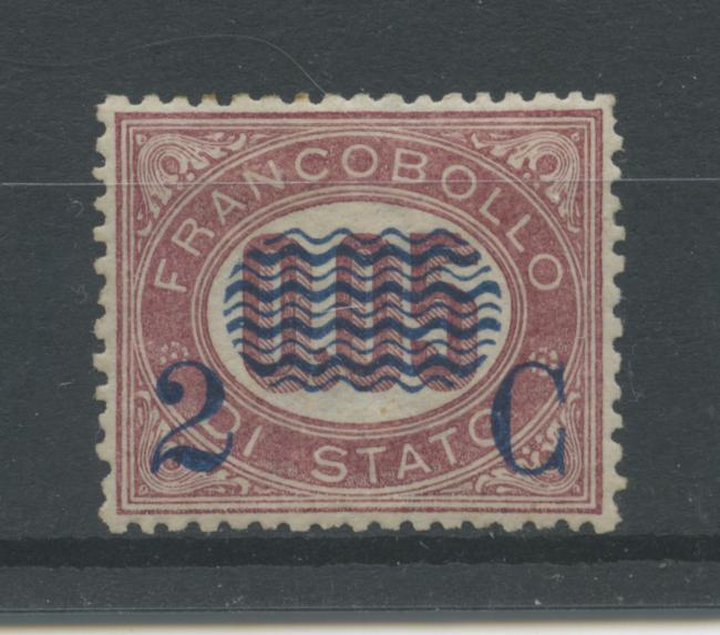 Scansione lotto: REGNO 1878 2C. SU 0,05 ** LUSSO