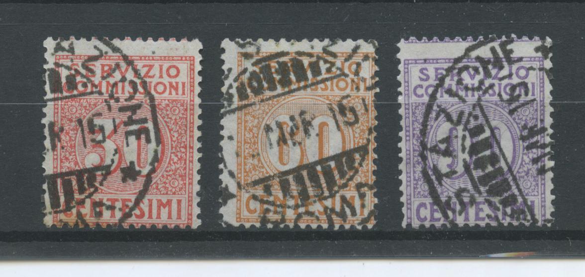 Scansione lotto: REGNO 1913 COMMISSIONI 3V. US.