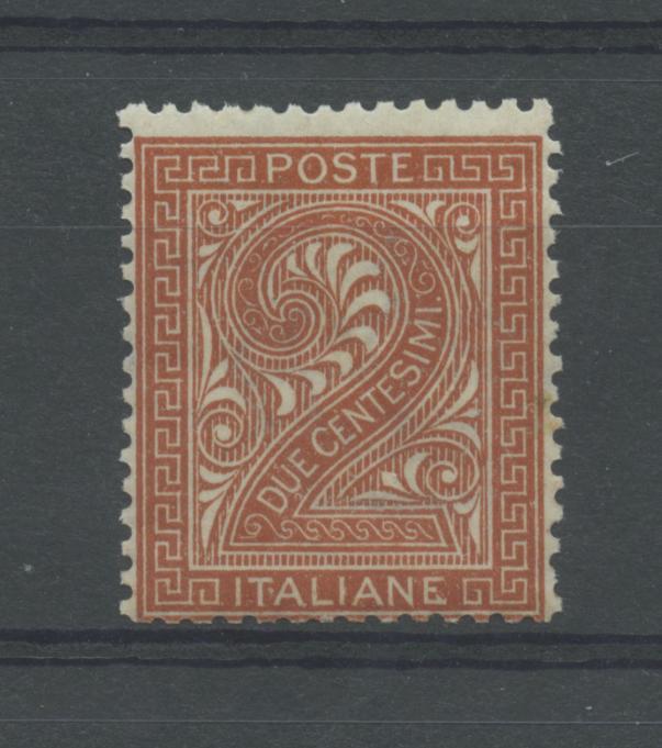 Scansione lotto: REGNO 1863 2C. LONDRA 3 **  CERT.