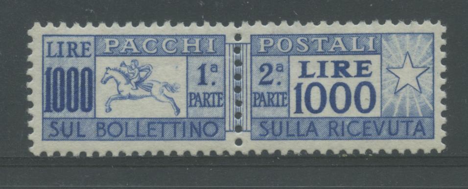 Scansione lotto: REPUBBLICA 1954 CAVALLINO 1000L. ** LUSSO CERT.