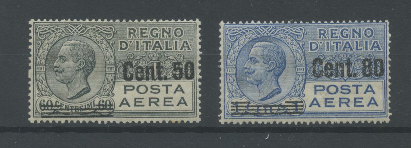 Scansione lotto: REGNO 1927 POSTA AEREA SOVR. 2V. 2 *