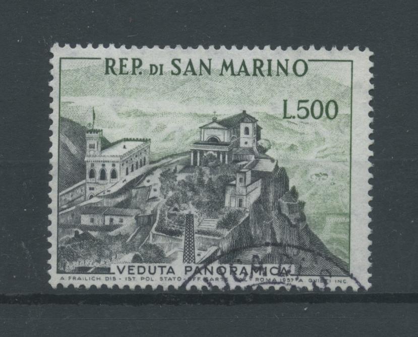 Scansione lotto: SAN MARINO 1958 PANORAMA US.